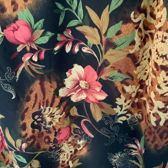 Chadwick‘s Vintage Black Floral Skirt NWOT - Picture 3 of 6